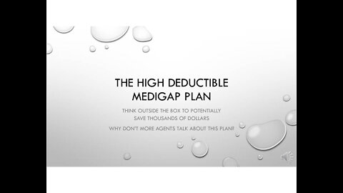 The High Deductible Medigap, should you rethink your Medicare Supplement?