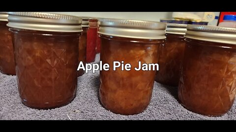 Apple Pie Jam #apples #applepie #canning #waterbathcanning #jam @Mama Baird's Homestead