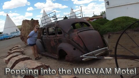 FIOTM 18 - Boondocking at Walnut Canyon & popping into the Wigwam Motel