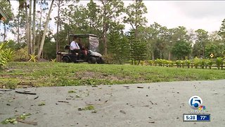 There's a renewed debate about riding golf carts in rural parts of Palm Beach County