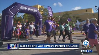 Walk To End Alzheimer's held in Port St. Lucie