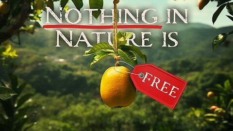Nothing In Nature is FREE!