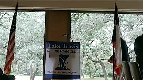 Roger Stone talks to the Lake Travis Republican Club