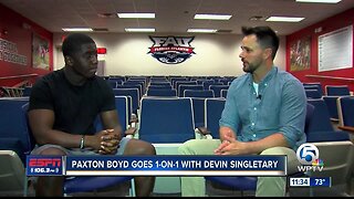 Paxton Boyd goes 1-on-1 with Bills RB Devin Singletary
