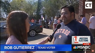 MSNBC Reporter Instantly Regrets Asking Hispanic Voter About Trump, Illegals