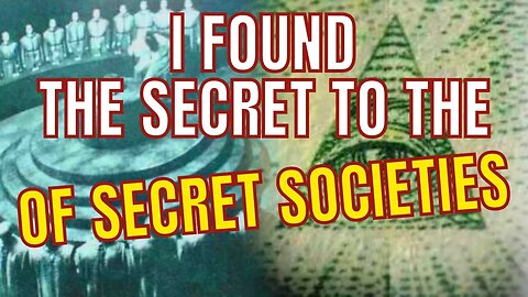 The secret of secret societies