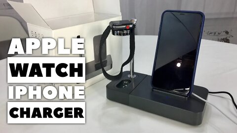 Apple Watch, Earpods, iPhone Aluminum Wireless Charger Stand Holder Review