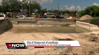 City of Tampa out of sandbags