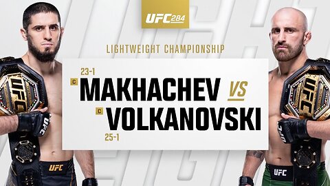 UFC 284: Makhachev vs Volkanovski Highlights