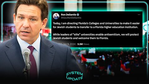 DeSantis Launches Appalling "Pro-Jewish" Campus Program