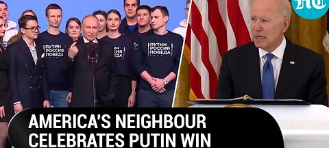 In USA's Backyard, Celebration Of Putin's Poll Win: Biden's Neighbour Mocks 'Western Empire'
