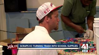 Scraps KC collects 6,000 pounds of used school supplies