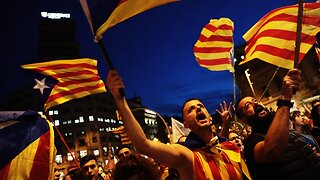 Thousands Protest In Barcelona Over Catalonia Separation