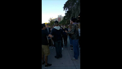 Mass salvation at Lake Eola