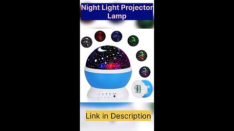 Transform Your Room with Galaxy Projector Night Lamp #Nightlamp #galaxyprojector