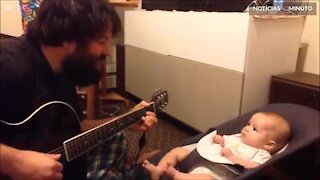 Filho adora música cantada pelo pai!