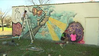 In-Depth: A mural and a message, mother channels grief to spearhead anti-violence display