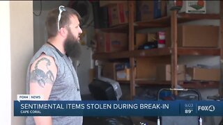 Local family makes plea for return of stolen sentimental items