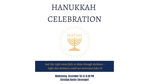12/1 | Wednesday Hanukkah Celebration