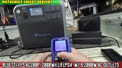 BLUETTI Portable Power Station AC200P, 2000Wh LiFePO4 Battery Backup w/ 6 2000W AC Outlets