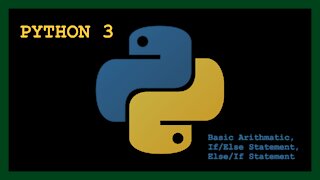Python With Pycharm 4 - Basic arithmatic, if else statement, else if statement