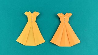 Princess Dress I Origami I The Little Mouse Project
