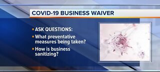 COVID-19 business waivers