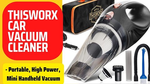 Best THISWORX Car Vacuum Cleaner - Portable, High Power, Best Mini Handheld Vacuum