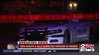 Teen shoots, kills suspected intruder in Owasso