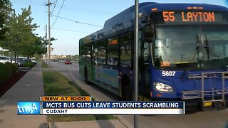 MCTS bus cuts leave some Cudahy students scrambling before school starts