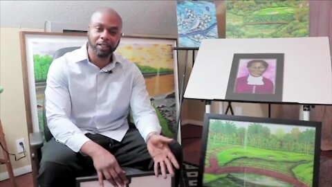 Michelle Obama buys Valentino Dixon's artwork as Christmas gift to Former President Obama