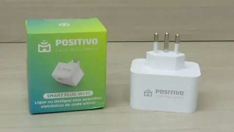 5º Smart Plug Wi-Fi 10A/1000W- NBR, Positivo Casa Inteligente, Compatível com Alexa