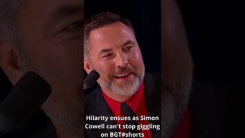 Hilarity ensues as Simon Cowell can't stop giggling on BGT #shorts #bgt #simoncowell