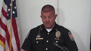 Southport Police Chief Thomas Vaughn talks about the death of Lt. Aaron Allan