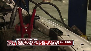 Cold weather is tough on car batteries