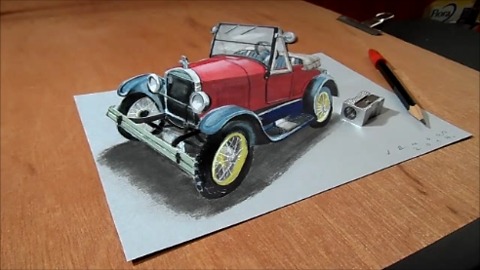 How to draw a 3D Ford model