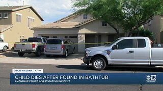 Child dies after found in bathtub in Avondale