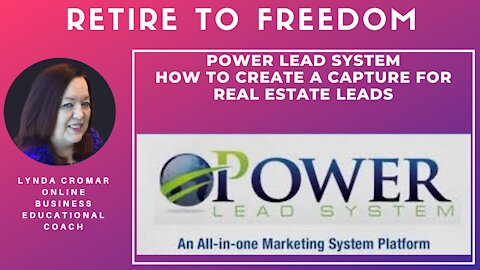 Power Lead System - how to create a capture for real estate leads