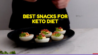HOW TO MAKE EASY DEVILED EGGS | BEST SNACKS FOR KETO DIET !
