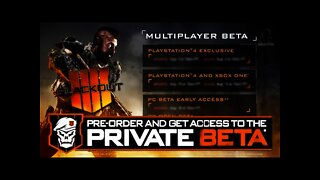 Black Ops 4 Beta Dates REVEALED & BLACKOUT BETA CONFIRMED!