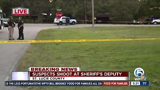 St. Lucie Co. deputies shot at during traffic stop; suspects in custody