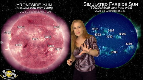 A Solar Storm Glancing Blow with a Fast Wind Chaser | Space Weather News 08.24.2023