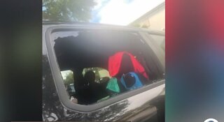 Woman raises safety concerns after car vandalized outside gym