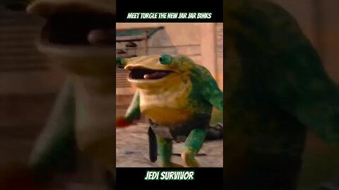 Meet Turgle - The New Jar Jar Binks In Jedi Survivor #shorts