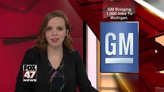 GM bringing 1000 jobs to Michigan