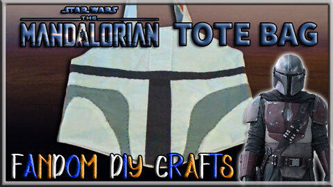 FANDOM DIY CRAFTS | STAR WARS: THE MANDALORIAN TOTE BAG