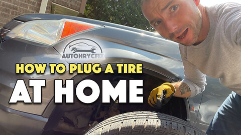 How to repair a flat tire at home