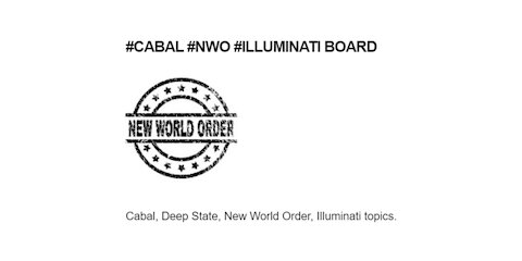 #Cabal #NWO #illuminati Board