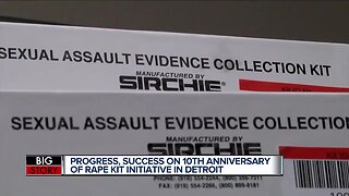 11,341 rape kits left inside Detroit Police storage have now been tested 10 years later