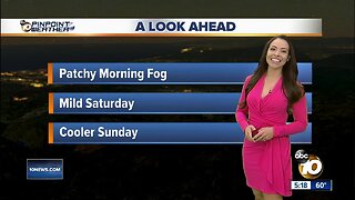 10News Pinpoint Weather with Meteorologist Angelica Campos